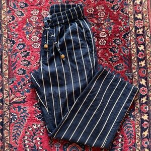 Easy-Going Pants (Navy Jacquard Stripe) Tombolo